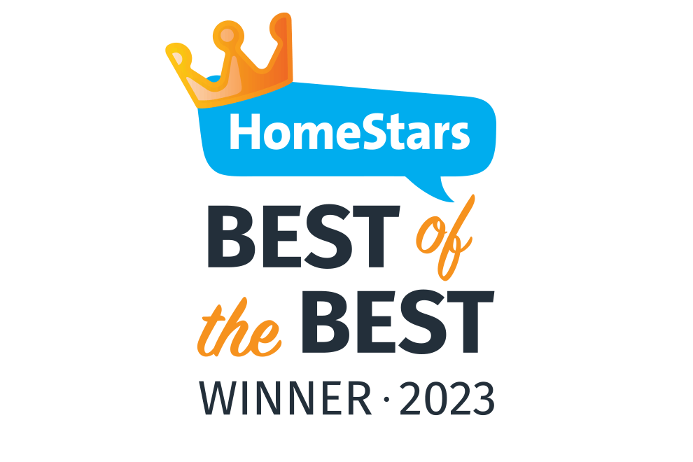 Best of HomeStars Winner 2023 - Best of the Best 2023