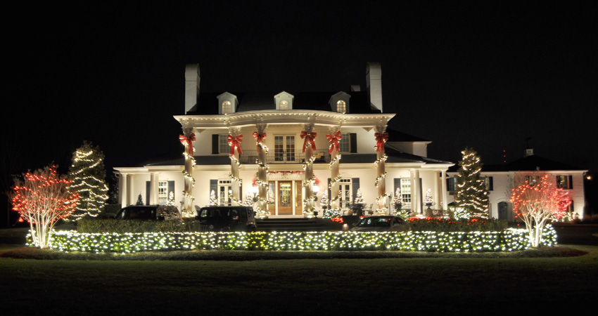 Holiday Lighting for Large Homes